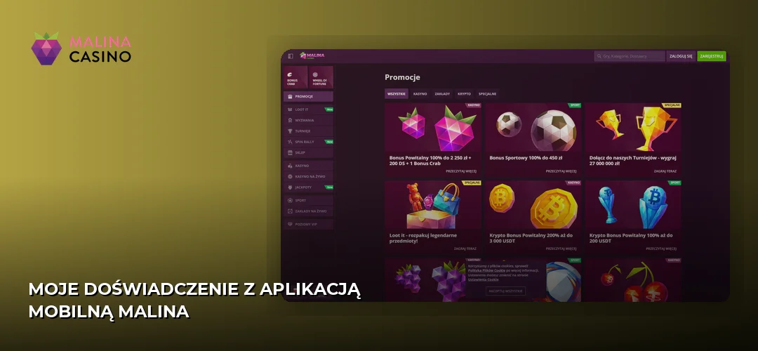 Moje Doświadczenie z Aplikacją Mobilną Malina