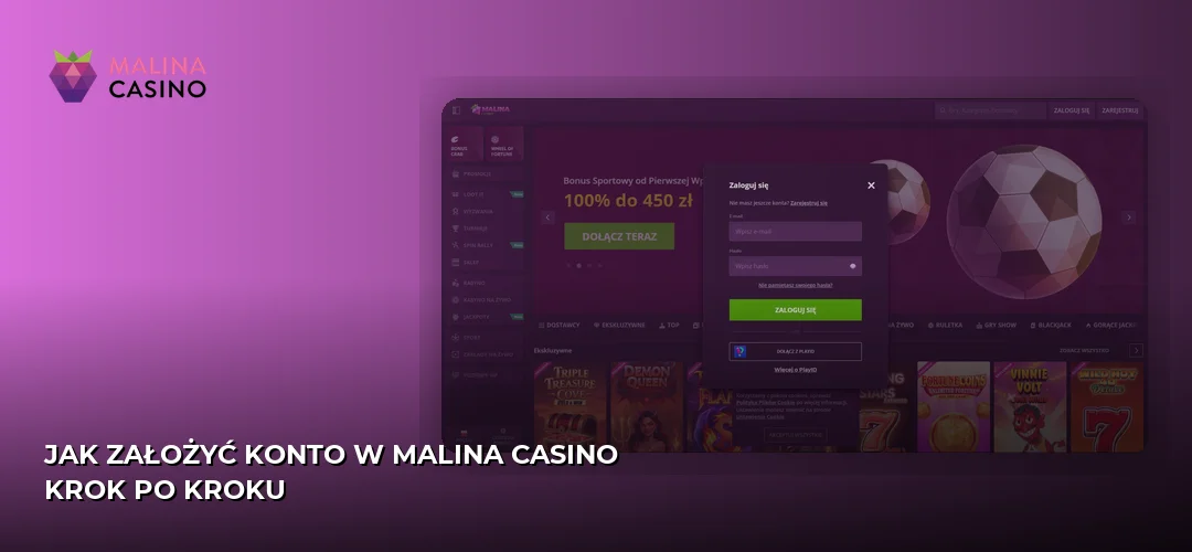 Malina promotional banner