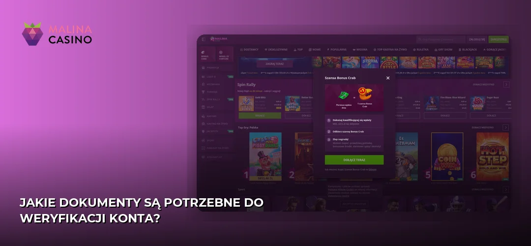 Malina promotional banner